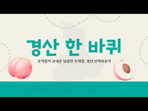 우리경산 7월 경산 한 바퀴